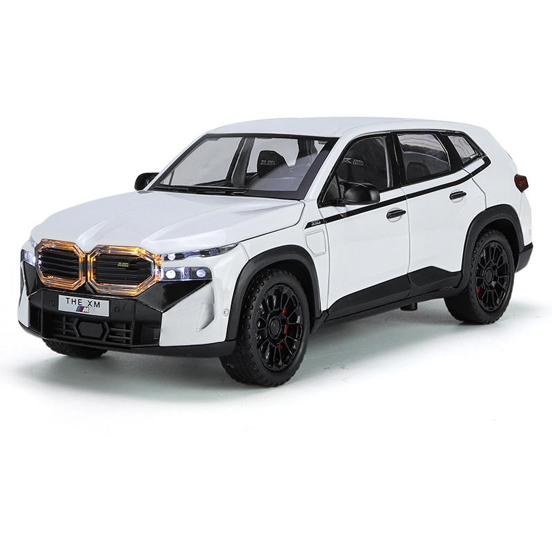 1:24 BMW The XM Литая модель автомобиля Сплав Звук Свет Украшения Симуляция Настольный дисплей Праздничный подарок С парнем Дети