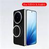 Чехол из углеродного волокна для Vivo X Fold 6 Чехол-задняя крышка из кевлара с поддержкой беспроводной зарядки для