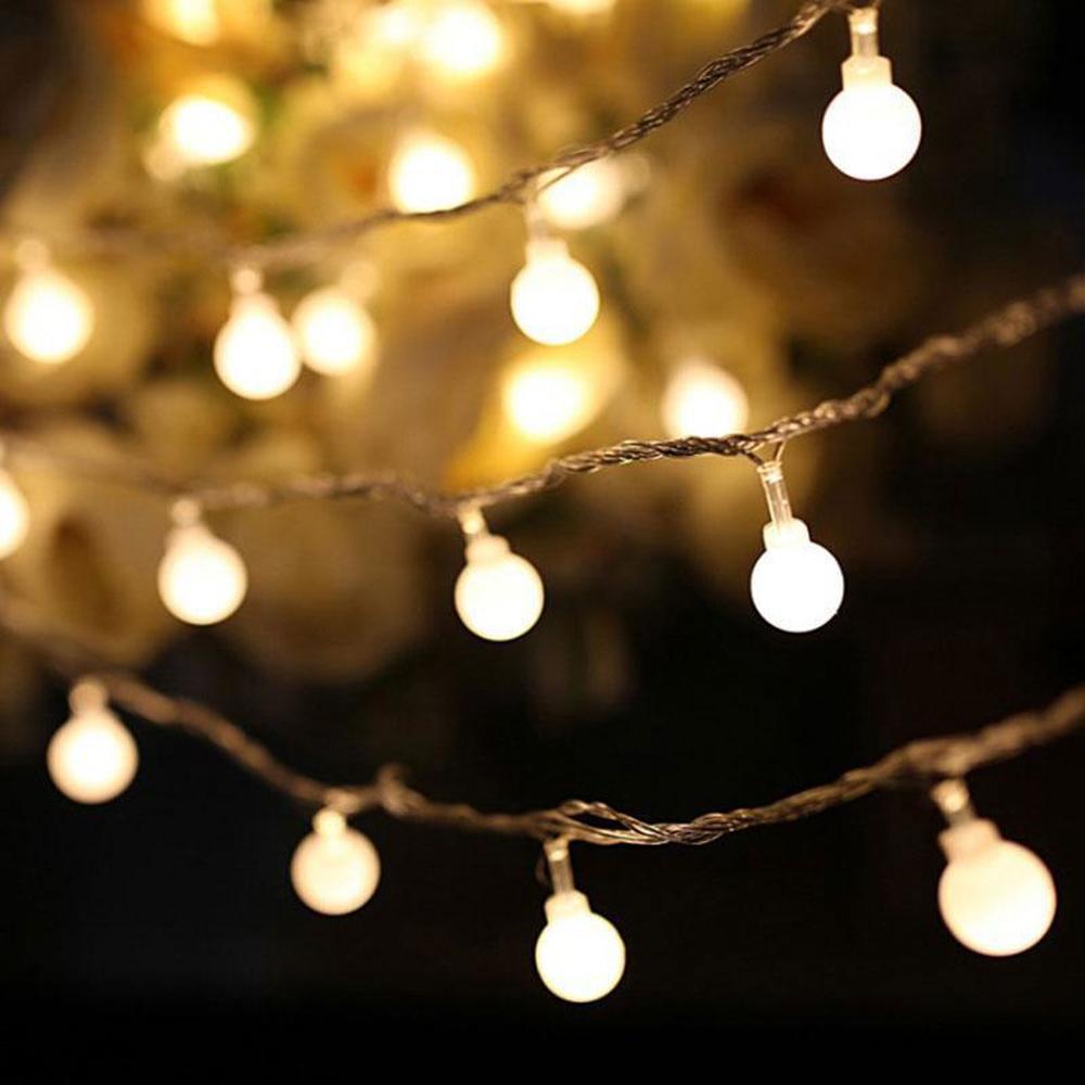 LED String Lights Christmas String Lights Battery Power Ball Fairy String Light Decorative Lamp