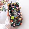 For Tecno Camon 50 4G CN5 Cute Flower Butterfly Cat Painted Case For Tecno Camon50 4G Black Silicone Soft Phone Cases
