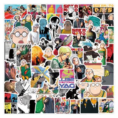 110 Sakamoto Days Наклейки Граффити Скутер Ноутбук DIY Комикс Наклейки