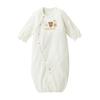 Coverall Animal Made In for Boys and Birth Baby White [Miki House] Two-way All-in-one Romper, Plain, Design, Non-twisted Yarn, Japan, Girls, Newborns,
