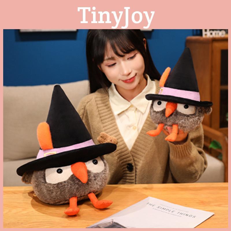 Плюшевая игрушка сова, животное, мягкая кукла на Хэллоуин, для детской комнаты, украшение стола, подарок
