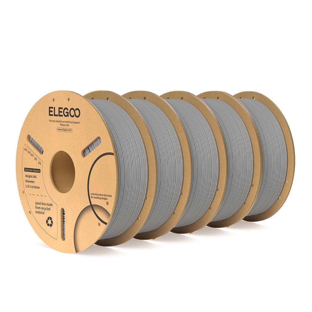 ELEGOO PLA+ Filament 1.75mm 3D PLA for 3D Printer Consumables Material Compatible with Most FDM Printers(1KG/Spool, 2.2 lbs)