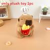 Chef Capybara Cartoon Plush Doll Children Toys Keychains Backpack Decoration