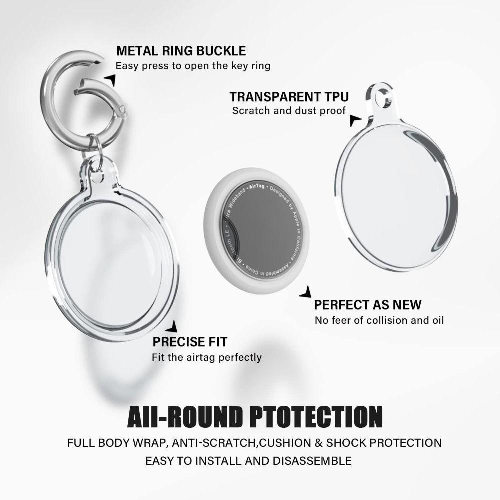 Защитный чехол с полной защитой и защитой от потери смарт-аксессуаров, трекер-устройство для Apple AirTag