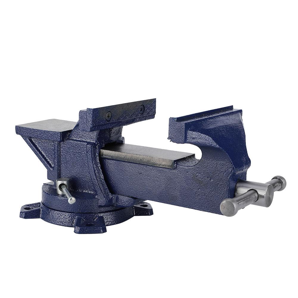 5 Bench Vise 360 Degrees Swivel Base Heavy Duty Tabletop Clamp with Anvil