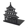 Architecture Silhouette Metal Bookend Book Ends Supports Anti Skid Stoppers Durable