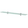 Wall Shelf - vidaXL - 70 X 10 Cm - Shatterproof Glass - Thickness 8 Mm - Transparent
