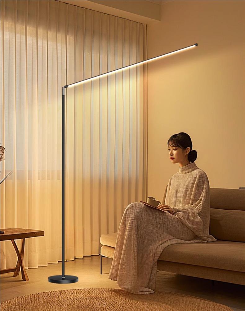 Super Bright T98 LED Floor Lamp for Living Room, Bedroom, or Study - Eye Protection and Ambient Lighting.