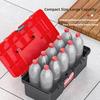 Small Toolbox Easy Access Handled Heavy Duty Handle Maintenance DIY Tool Storage For Vehicle Car Home Office Workshop Garage