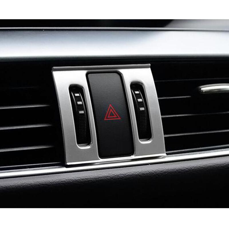 For Mazda6 Mazda 6 Atenza 2014 2015 2016 2017 2018 Car Inner Cover ABS Parking Hazard Warning Light Outlet Trim Frame Lamp