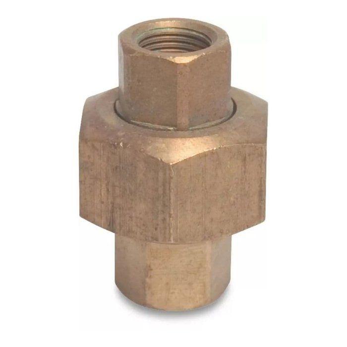 Raccord laiton - KLASEBO - 1 pouce F/F - CW617N - Joint conique - 16 bar