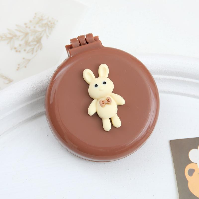 Симпатичные мини-складные гребни для волос с зеркалом, портативные для путешествий, массажная расческа для женщин и девочек, щетки для волос, аксессуары для укладки