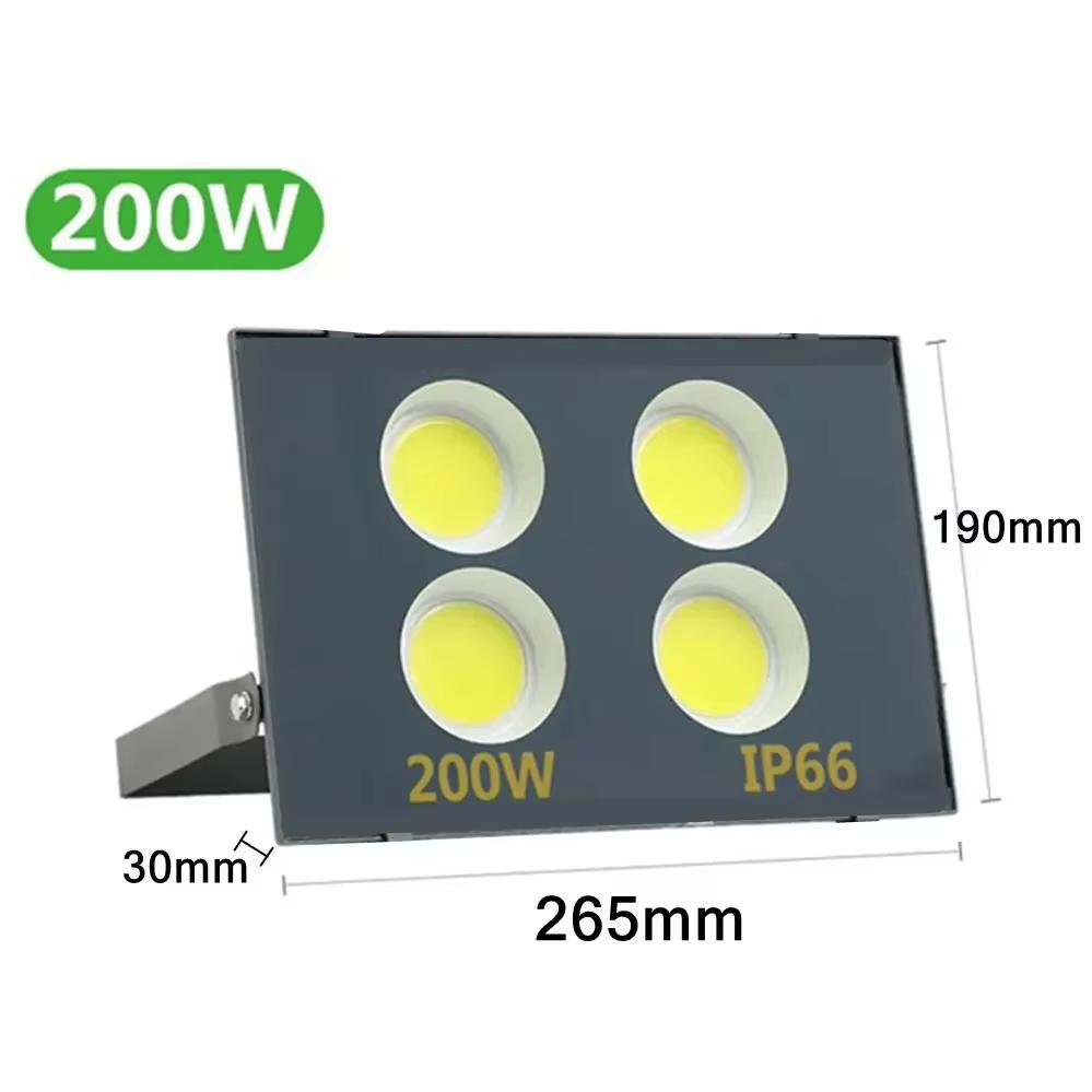 LED Outdoor Floodlight AC220V Spotlight IP66 Waterproof Lamp 50W 100W 200W 300W 500W 600W Led Flood Light Garden Street Lamp