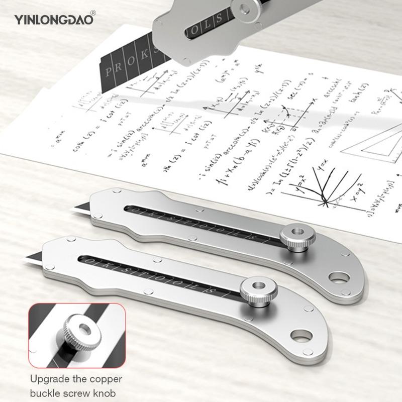 Новый нож из нержавеющей стали, стальной держатель для ножа для обоев, прочный, быстрорежущий, с ручным замком