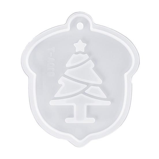 Рождественские силиконовые формы для смолы для изготовления украшений в виде оленя, Санты, снеговика, сделай сам