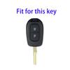 2 Buttons TPU Car Remote Key Cover Shell Fob for Renault Duster Dacia Scenic Master Megane Holder Protector Accessories