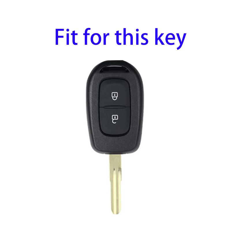 2 Buttons TPU Car Remote Key Cover Shell Fob for Renault Duster Dacia Scenic Master Megane Holder Protector Accessories