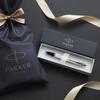 PARKER Ballpoint Pen IM White CT Medium Point Wrapping Bag with Brand Logo Gift Box Luxury Official Genuine Imported Product 1975650V3 Oil-based
