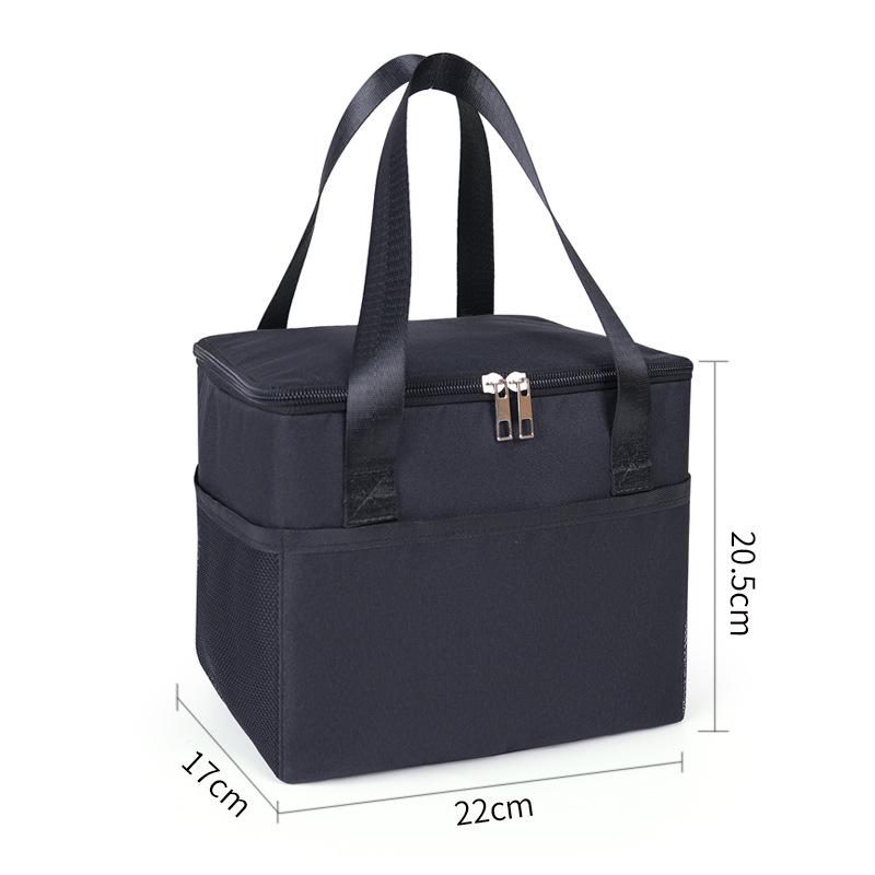 Изолированная сумка-тоут для подогрева ланча - Большая вместимость, сумка для бенто для офисных работников