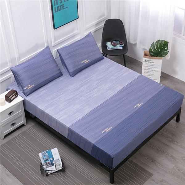 Bedding Fitted Sheet Bed Mattress Cover Printing Mattress Pad Protector Printed Bed Sheet with Elastic 140/160/180/200cm