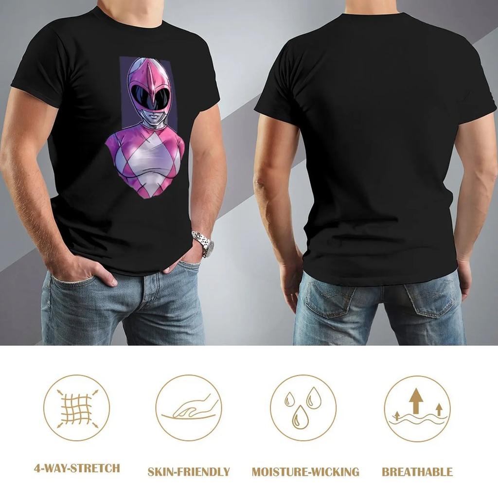 The Pink Ranger T-Shirt Blue Archive Graphic T Shirt Vintage For A Boy T Shirts Men