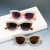 Vintage Diamond Cat Eye Triangle Sunglasses Women Sun Glasses Streetwear Trending Rhinestone Decoration Eyewear Costume Rave Party Sun Glasses