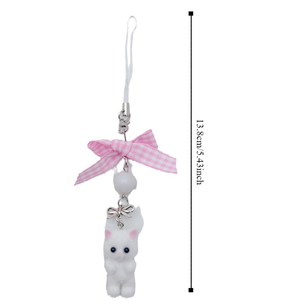 Флокирование Флокирование Кошка Телефон Шнурки Анти Потерянный Кошка Сотовый Телефон Подарок Ювелирные Изделия