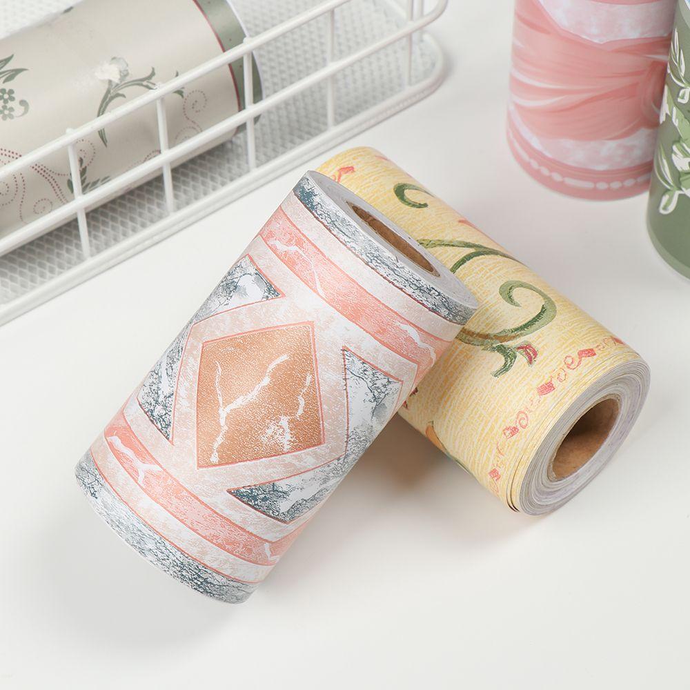 Self-adhesive Vinyl Decals Waist Line Wallpaper Baseboard Skirting Line Wall Border Stickers