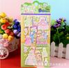 1Pcs Stickers Lovely Cartoon Girls 3D Kawaii Sticker Book Laptop Dress Up Stickers Kids Toys Pegatinas For Children Girl Gifts