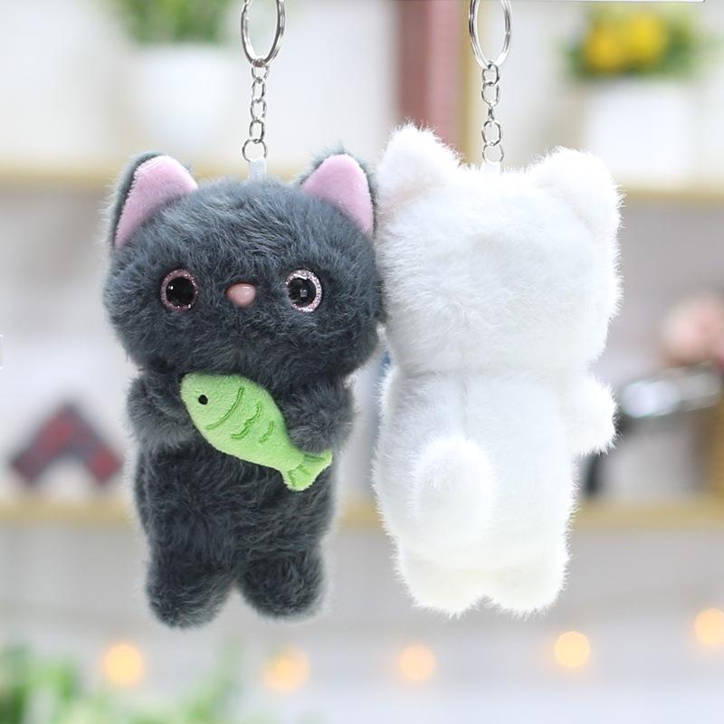 Плюшевая игрушка Счастливый кот Креативная подушка для сна Кукла животное Игрушка кошка Подарок на день рождения