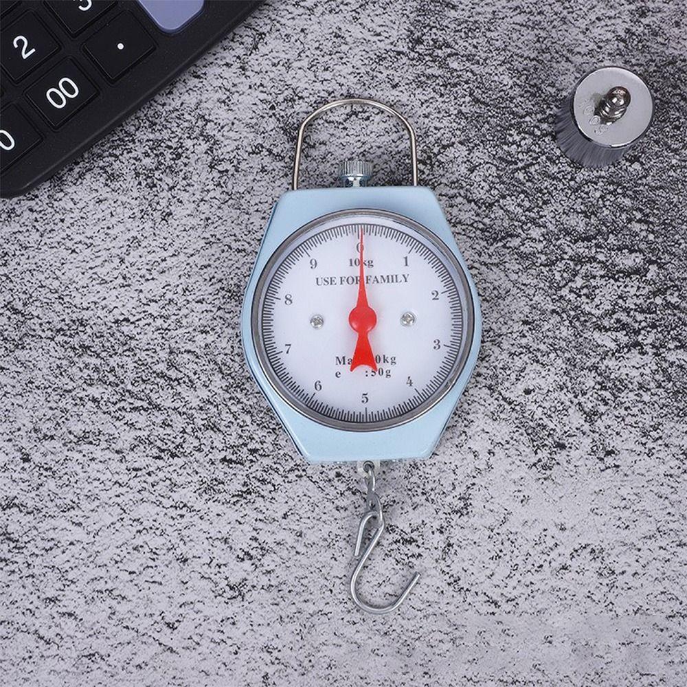 Balance Handheld Spring Balance Hook Scale 10kg/50g Mechanical Scale Digital Dial Luggage Scale