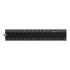 DESIGNPHIL MIDORI Aluminum Model 42286006 Multi-Ruler, 30cm, Black, A,