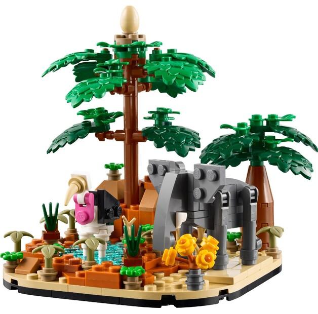Конструктор LEGO 40784 Диорама с африканской саванной