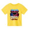 Summner Huggy Wuggy Kids Fashion Round Neck Short Sleeve Streetwear Korean Cartoon Boy Girl Games Kids3-12Y