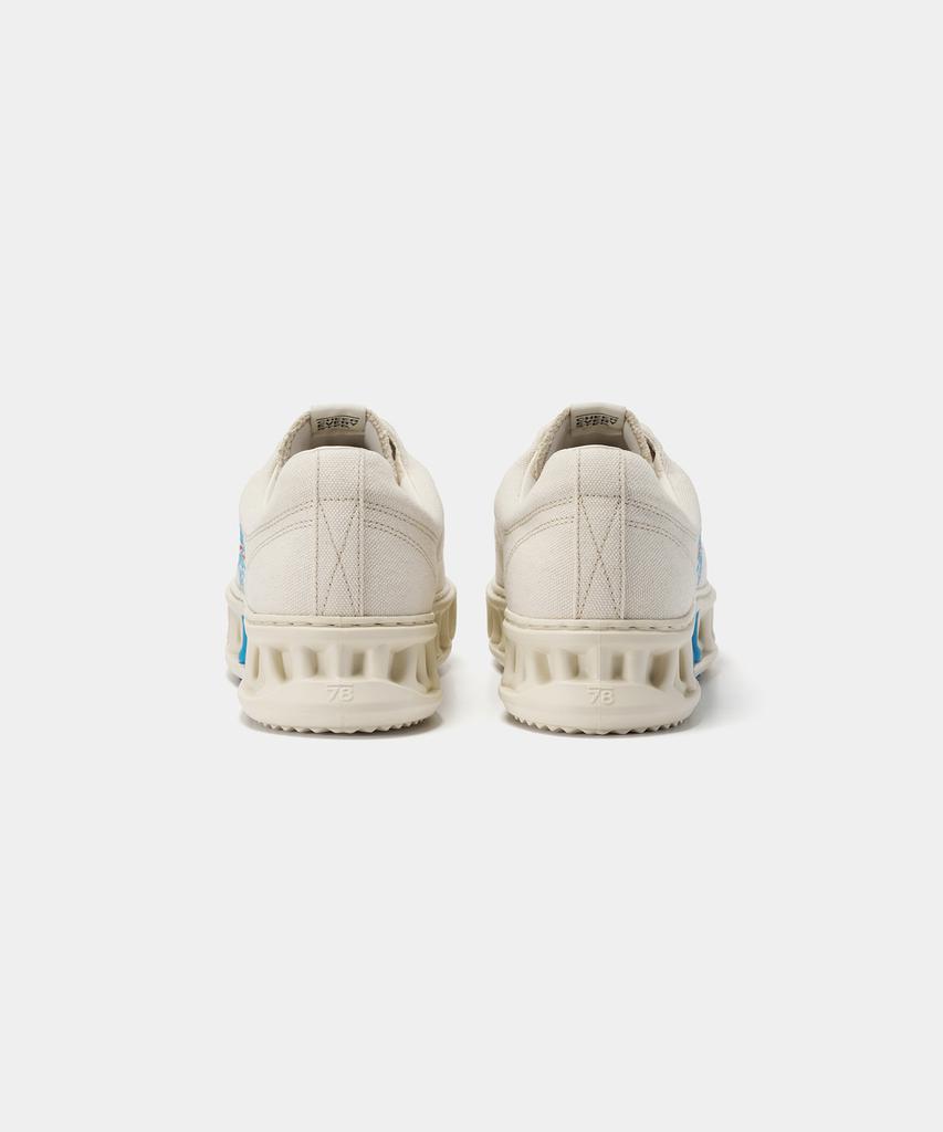 78Under M-3 Graphic Low TopOff White