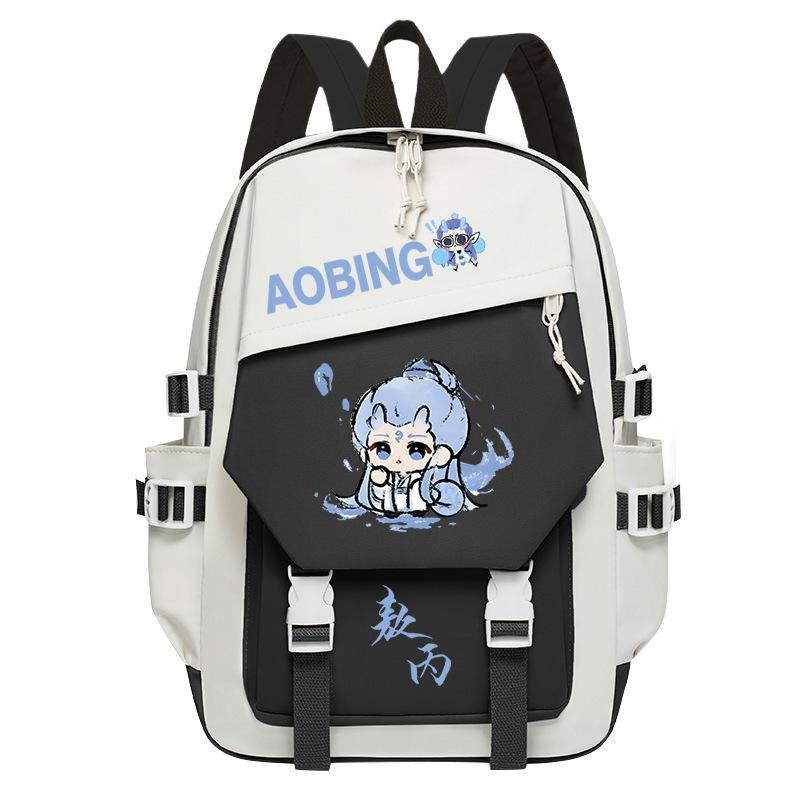 2025 High-value and large-capacity Aobing surrounding Nezha 2 printing leisure students to reduce the burden of schoolbags and backpacks