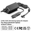 KFD 150W 135W 120W Gaming Laptop Car Charger DC Power for Lenovo Legion ASUS MSI HP zbook Dell Acer Chicony Cigarette Lighter