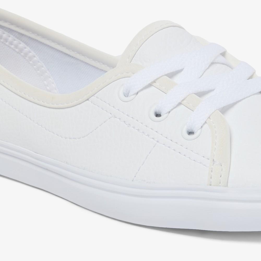 Lacoste Женские кожаные кроссовки Median LTH RZ0130W56G21G