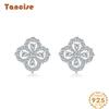 Tancise 925 Sterling Silver Zircon Earrings Drop Earrings for Women Wedding Party Gifts