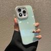 Прозрачный желе-кейс с блестками и рамкой для камеры со стразами для iPhone 16 Pro Max