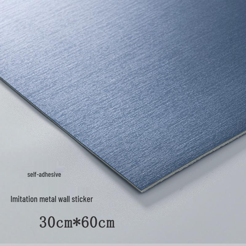 Imitation Metal Waterproof Self-Adhesive Wall Panel - Wall Decoration & Moisture-Proof Sticker for Shop Renovation