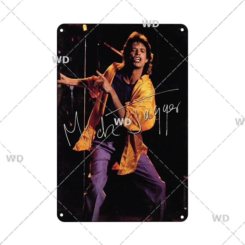 Ретро Винтажный Металлический Жестяной Знак Рок-н-Ролл Группы - The Doors ZZTOP Queen Музыкальный Постер, Настенный Декор Табличка