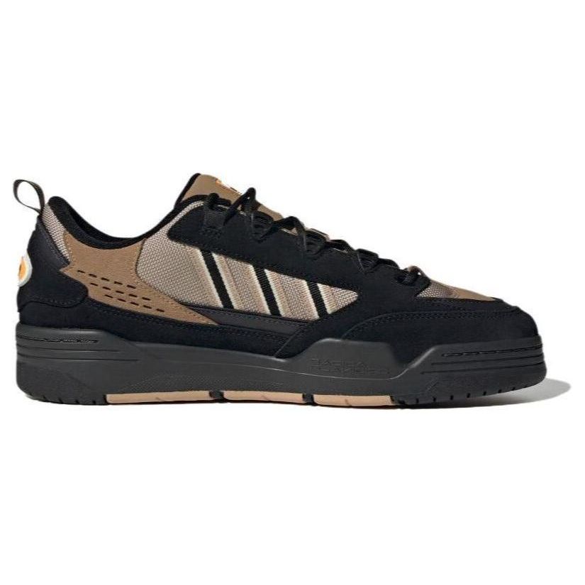 adidas Originals Adi2000 Тканевые Удобные Универсальные Прочные Низкие Кеды для Скейтбординга Унисекс Кроссовки Черные Желтые ID2097