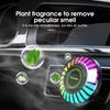 Car Music Rhythm Lamp Air Freshener RGB LED Strip Sound Control Voice Rhythm Atmosphere Light  256 Colors Option App Control