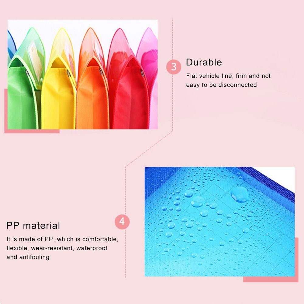 Прочная ПВХ сумка Водонепроницаемая А4 Папка для документов Конверт Папка Органайзер для файлов