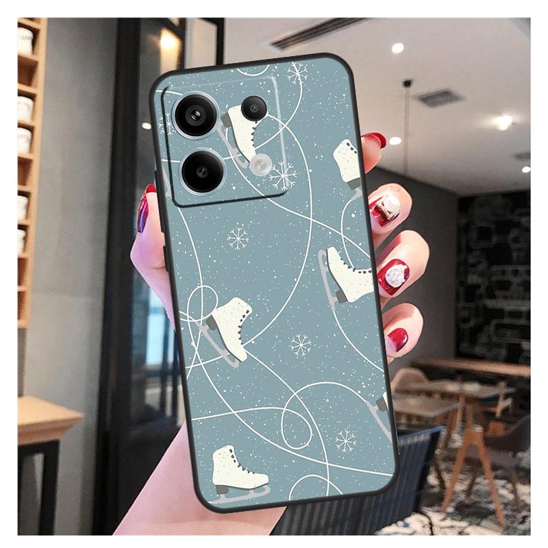 Чехол для фигурного катания для Xiaomi Redmi Note 13 12 11 9 10 Pro 9S 10S 11S 12S Redmi 13 12 10C 12C 13C Чехол
