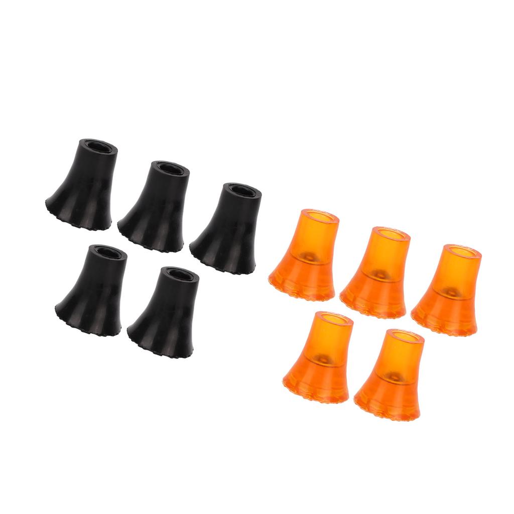 5pcs 19mm Crutch Tips Prevent Slipping Soft Thicken Rubber Walking Canes Replacement Tips