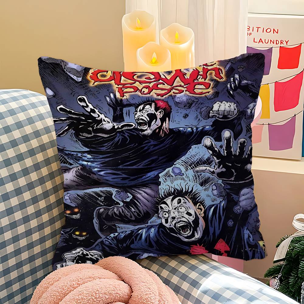 ICP Insane Clown Stitch Подушка с рисунком Счастливый Дракон Наволочка Чехол на подушку для дивана Декор для дома Детский подарок